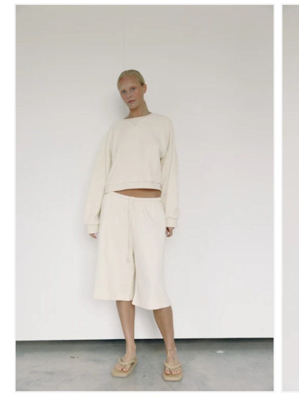 Boheme The Sweat Culotte - Milk L/XL